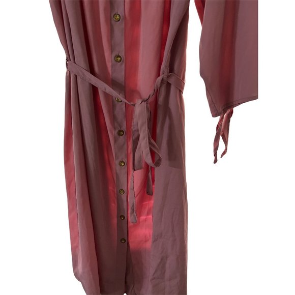 Speed Control New York  3X Blush Off Shoulder Tie Waist Dress - Picture 4 of 6